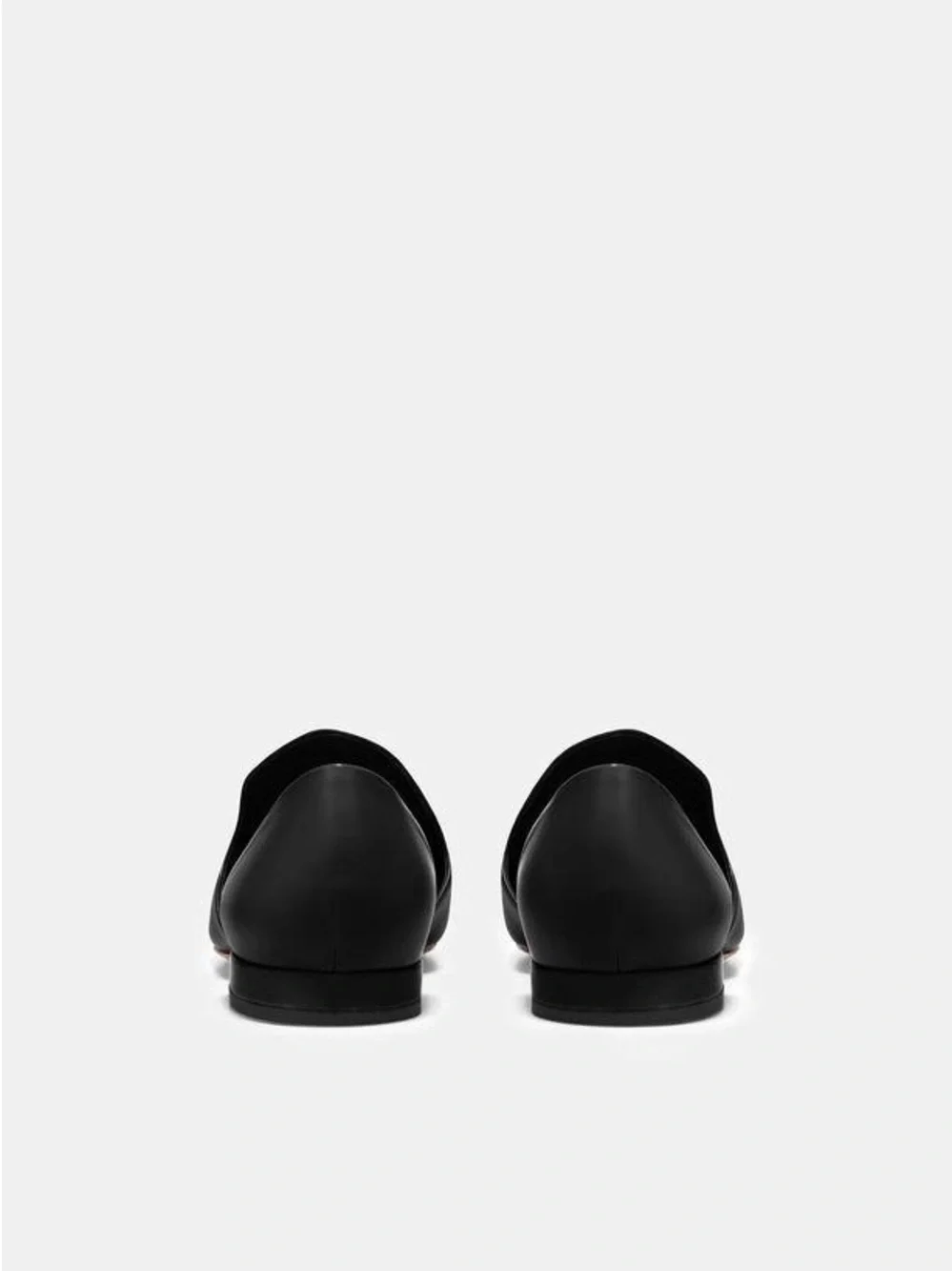 Vince Damris Black Siviglia Calf Flats Size 10